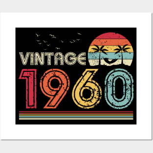 Vintage 1960 Limited Edition 61st Birthday Gift 61 Years Old Posters and Art